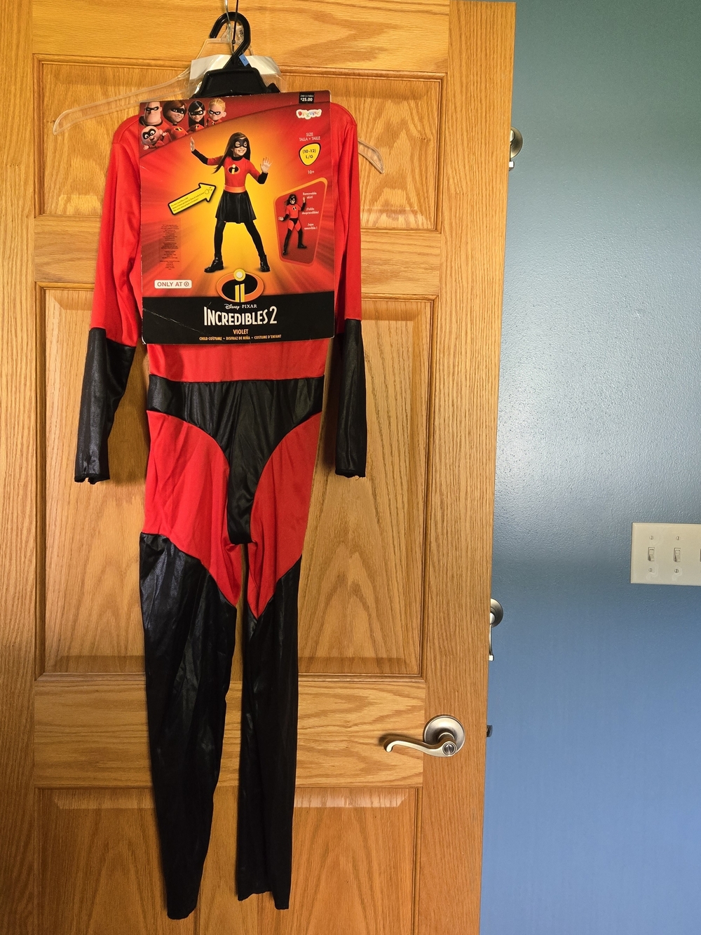 Disney Incredibles 2 Red and Black Superhero Jumpsuit Costume